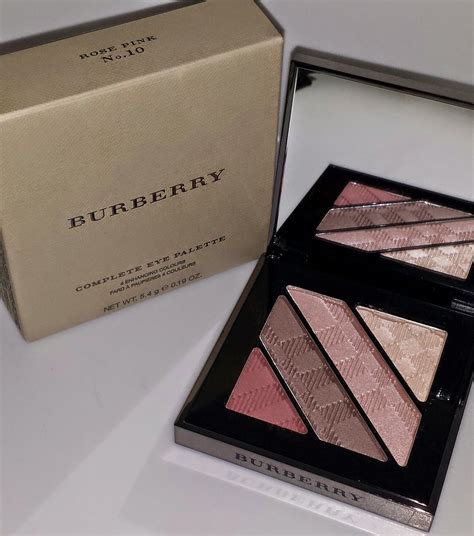 burberry complete eye palette in rose pink|Burberry eyeshadow palette.